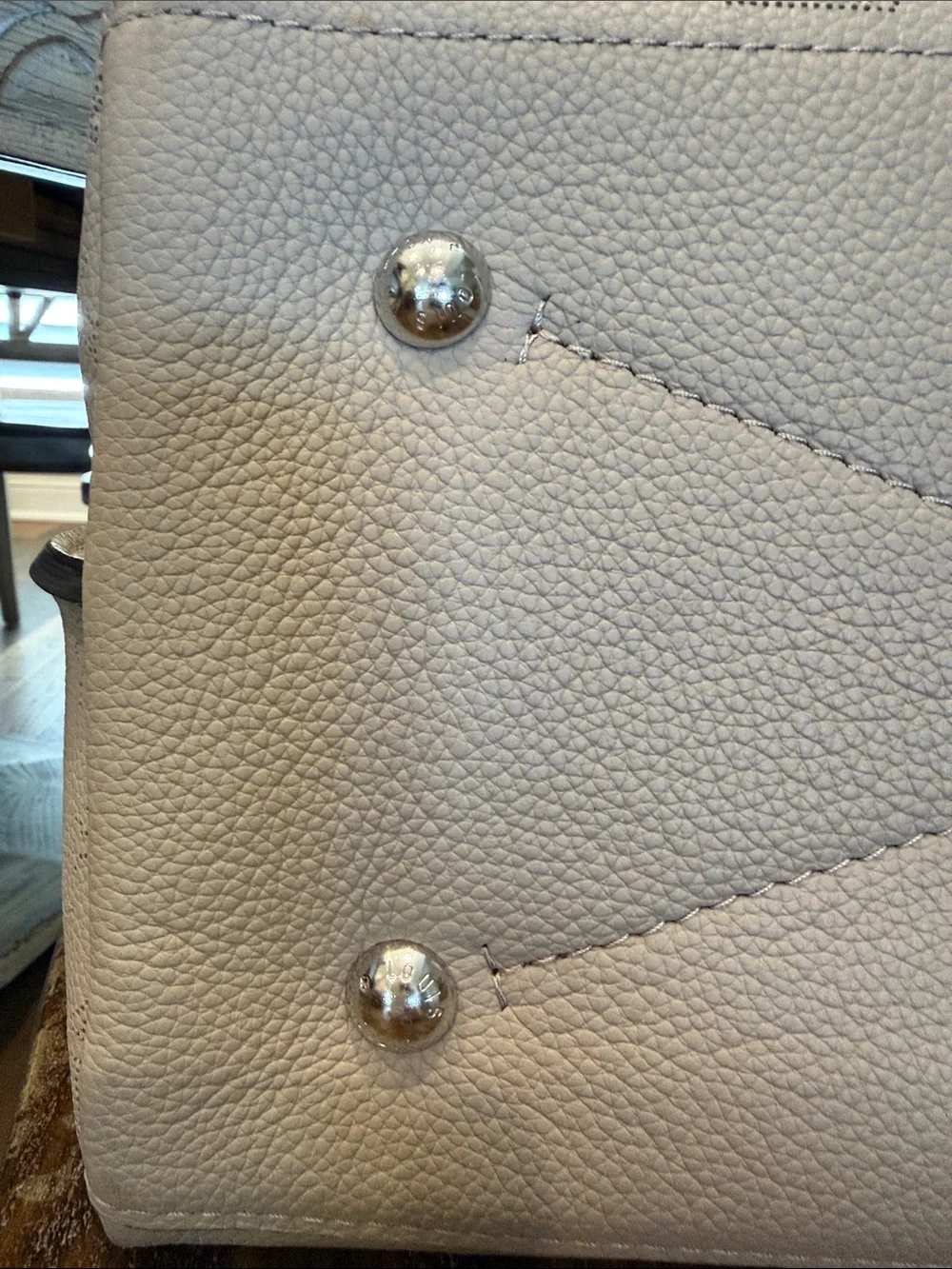 Louis Vuitton Taupe Monogram Braided-Handle Shoulder Bag